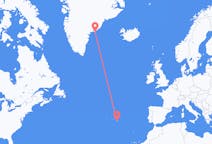 Flights from Ponta Delgada, Portugal to Kulusuk, Greenland