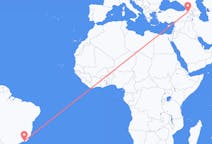 Flyreiser fra Rio de Janeiro, til Kars
