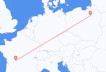 Loty ze Szczytna, Polska do Limoges, Francja