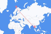 Flyreiser fra Ko Samui, Thailand til Tromsø, Norge