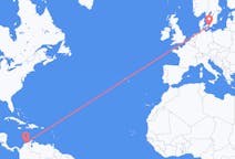 Flyrejser fra Santa Marta, Colombia til Malmø, Sverige