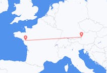 Flights from Nantes, France to Salzburg, Austria