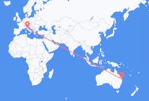 Flyreiser fra Sunshine Coast-regionen, Australia til Firenze, Italia