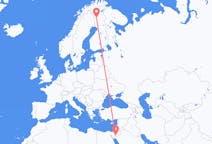 Flyreiser fra Akaba, Jordan til Kolari, Finland