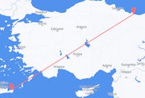 出发地 土耳其Ordu目的地 希腊锡蒂亚的航班