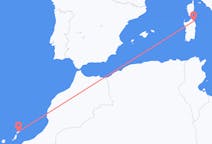 Flyreiser fra Olbia, Italia til Lanzarote, Spania