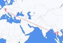 Flyreiser fra Pattaya, til Zürich