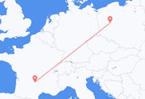 Flights from Aurillac, France to Poznań, Poland