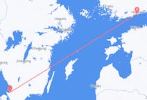 Vuelos de Helsinki, Finlandia hacia Ängelholm, Suecia