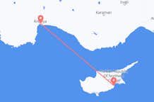 Lennot Antalyasta Larnakaan