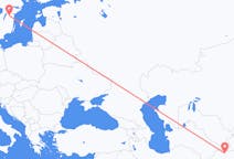 从马扎里沙里夫飞往林雪平的航班