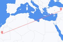 Flyreiser fra Atar, Mauritania til Elazig, Tyrkia