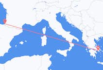 Flyg från Biarritz till Aten