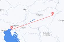 Flyrejser fra Trieste til Debrecen