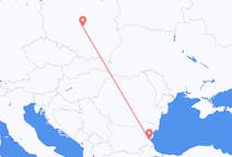 Flyg från Łódź, Polen till Burgas, Bulgarien