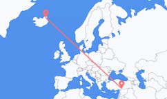 เที่ยวบิน จาก Thorshofn, ไอซ์แลนด์ ไปยัง กาซีอันเท็พ, ตุรกี
