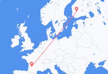 Flüge von Tampere, Finnland nach Bergerac, Frankreich