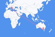 Flyreiser fra King Island, Australia til Catania, Italia