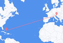 Flights from San Salvador Island to Ljubljana