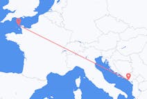 Flyreiser fra Alderney, Guernsey til Tivat, Montenegro