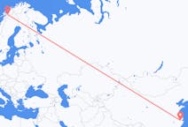 Vols d’Hangzhou, Chine pour Narvik, Norvège