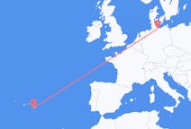 Flights from Ponta Delgada, Portugal to Lubeck, Germany