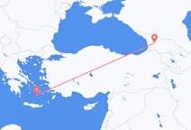 Flights from Kutaisi to Santorini