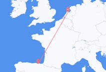 Flights from Bilbao in Spain to Amsterdam in the Netherlands