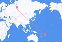 Flights from Nadi, Fiji to Nizhnevartovsk, Russia