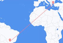 Flyreiser fra Presidente Prudente, São Paulo, Brasil til Lemnos, Hellas