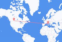 加拿大出发地 梅迪辛哈特飞往加拿大目的地 罗马的航班