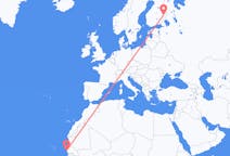 Flyg från Dakar, Senegal till Joensuu, Finland