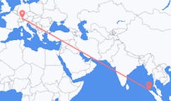 Flights from Banda Aceh to Friedrichshafen