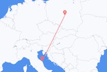 Voos de Łódź, Polônia para Ancona, Itália