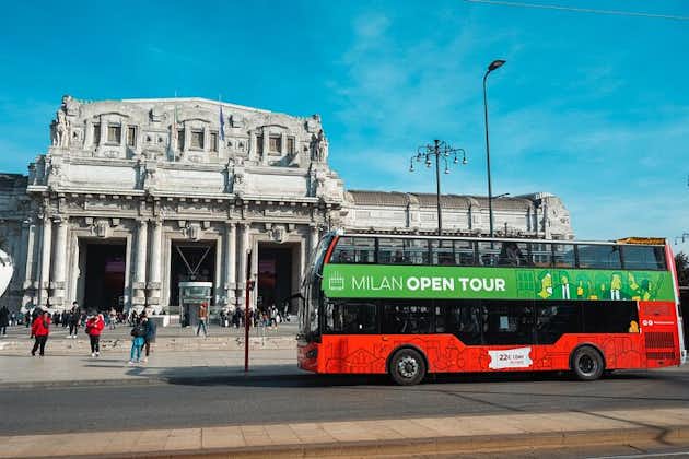 乘坐开放巴士游览米兰 1 天有效