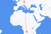 Flyreiser fra Luena, Angola til Linz, Østerrike