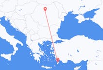 Flights from Rhodes in Greece to Târgu Mureș in Romania