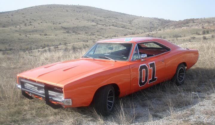Photo shoot with Legendary General Lee Movie Car in Athens Greece