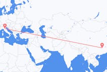 Flyg från Changsha, Kina till Bologna, Kina