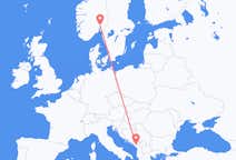Flyg från Podgorica, Montenegro till Oslo, Montenegro