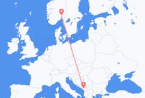 Flights from Podgorica, Montenegro to Oslo, Norway