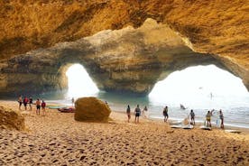 Benagil Cave Guidet kajakrundvisning Grotter og hemmelige steder