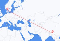 Flights from Jorhat, India to Aalborg, Denmark