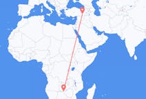 Flyg från Victoria Falls, Zimbabwe till Diyarbakir, Turkiet