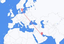 Flyrejser fra Dammam, Saudi-Arabien til Ronneby, Sverige