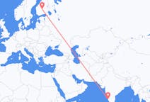 Flyreiser fra Mangalore, India til Jyväskylä, Finland