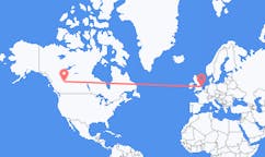 Flyrejser fra Grande Prairie, Canada til Norwich, England