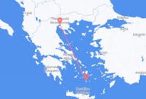 出发地 希腊塞萨洛尼基目的地 希腊圣托里尼的航班