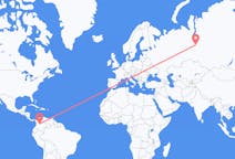 Flights from Bogotá, Colombia to Kogalym, Russia