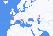 Flyg från Atyraw, Kazakstan till Vitoria, Spanien